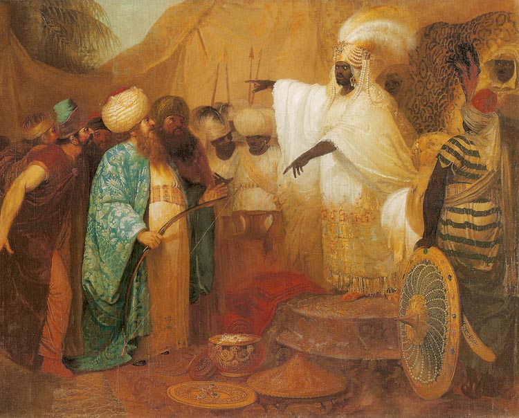Posowie perscy u krla Etiopw