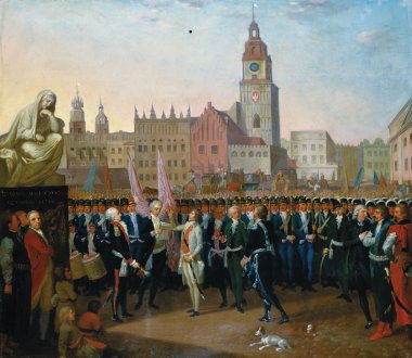 Przysiga Kociuszki na rynku krakowskim 24 marca 1794