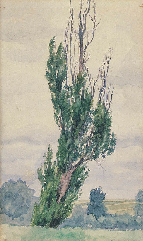 Landscape with a Poplar Tree