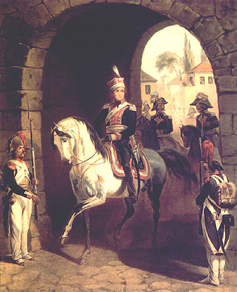 General Jan Henryk Dabrowski entering Rome