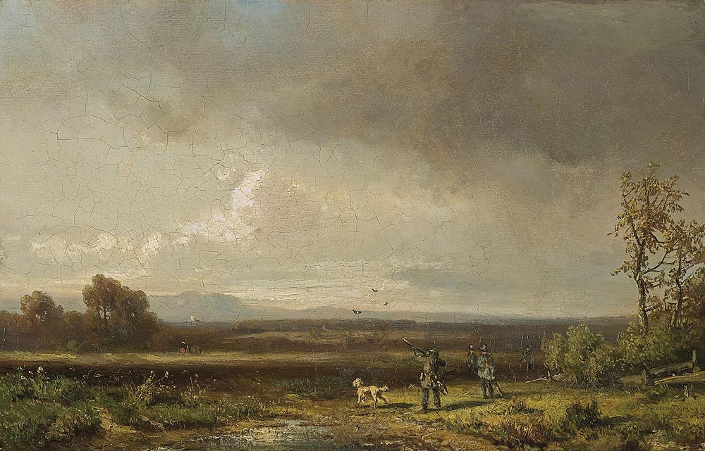 Landscape with Bird Hunters