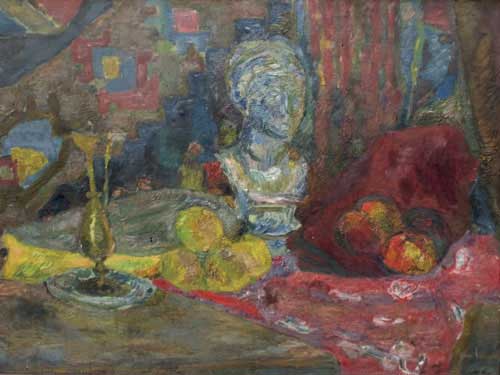 Still Life with a Bust and a Candlestick