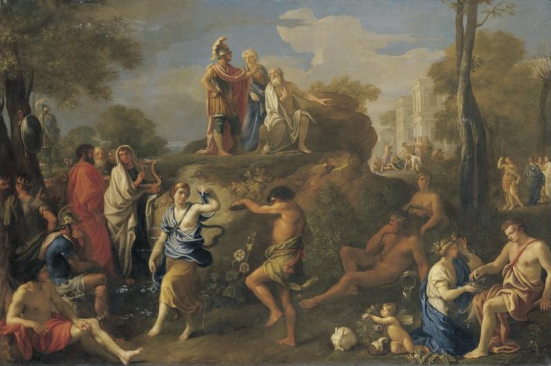 Aeneas and Anchises in Hades