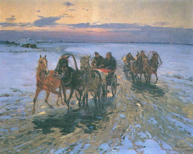 Horse-Drawns in Winter