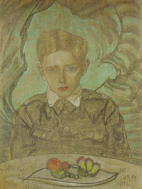 Portrait of Jerzy Komorowski at the Age of 11