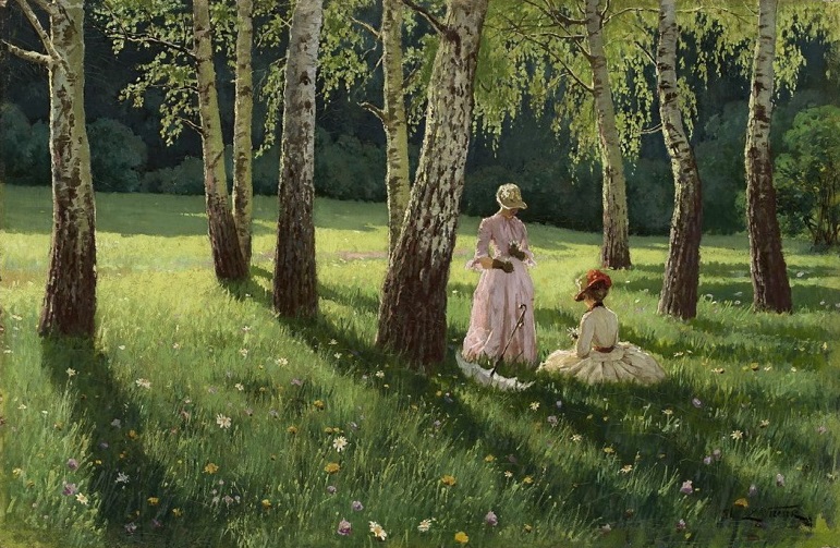 Two Women in a Forest
