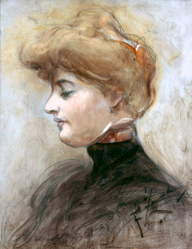 Head of a Blonde Woman (Portrait of the Artist's Wife?)
